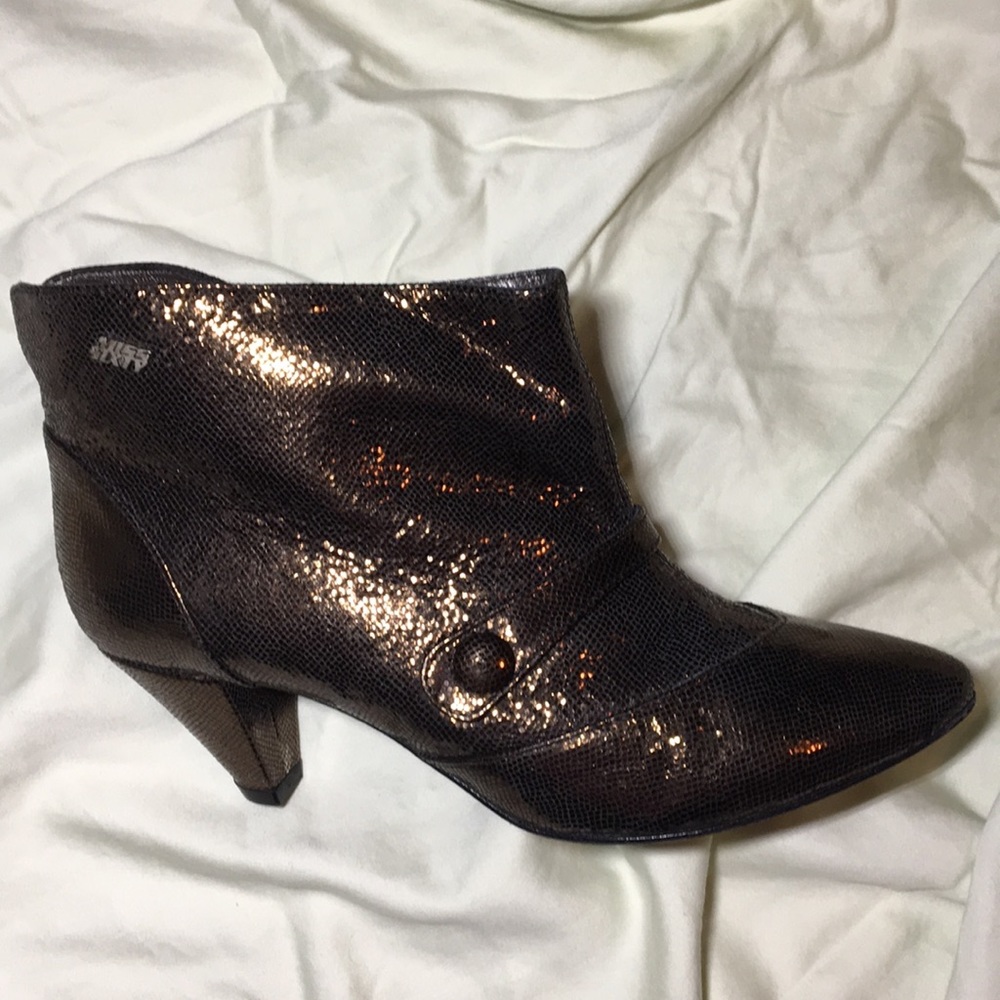 Miss Sixty gold bootie